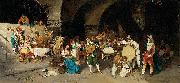 Luis Riccardo Falero Day in a tavern Germany oil painting artist